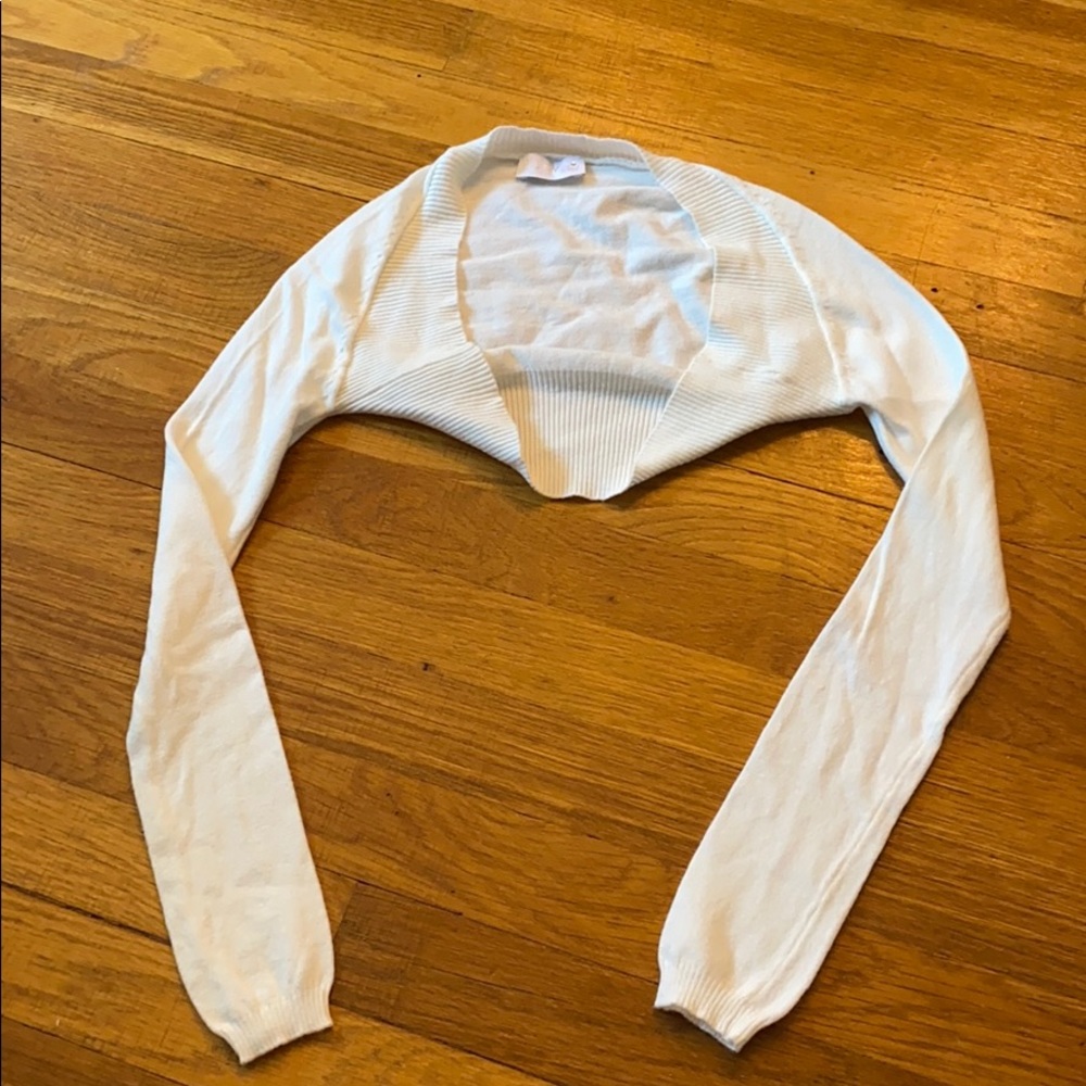 Elsy white shrug (size 40/us 7)